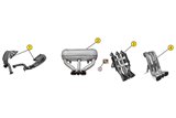 SILENCER EXHAUST TERMINAL ANSA FR 5120 FERRARI F40 NOT CATALYZED 87 92