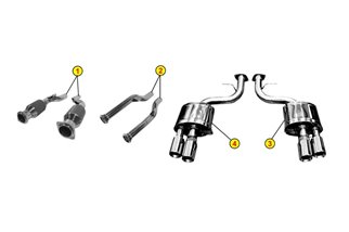 SILENZIATORI TERMINALI SCARICO ANSA FR 5527-5537 FERRARI FIORANO F599 2007 2012