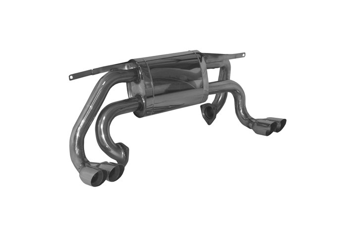 SILENCER EXHAUST ANSA FR 4580 FERRARI TESTAROSSA CATALYZED 84 92