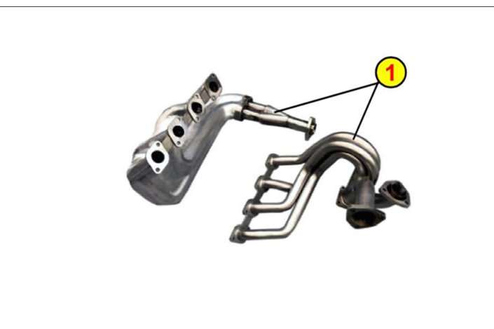 MANIFOLD EXHAUST MANIFOLD ANSA FR 3181 FERRARI 208 GTB GTS TURBO 1982 1999