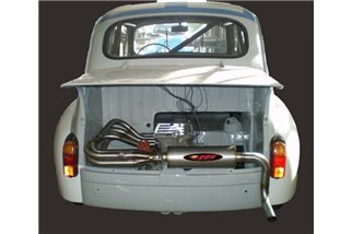 COMPLETE EXHAUST MANIFOLD AND TERMINAL FOR FIAT ABARTH 600 RADIAL STAINLESS STEEL