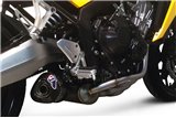 Échappement complet de carbone avec catalyseur Honda CB 650 2014 2016 H131090CV Termignoni