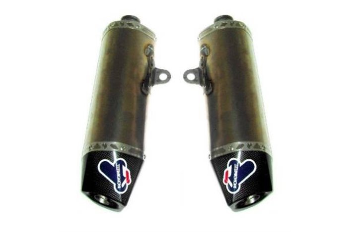 Terminaux de drain d'acier Honda CRF 450 R de 2014 H121094IV Termignoni