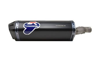 SCARICO TERMINALE SLIP ON SCREAM TERMIGNONI H14208040INC HONDA X-ADV 2017-2022 OMOLOGATO EURO 4 TITANIO NERO ACCIAIO