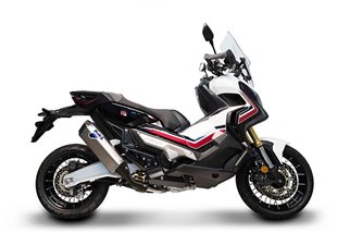 SCARICO COMPLETO SLIP ON SCREAM TERMIGNONI H14208040ITC CON COLLETTORE HONDA FORZA 750 2017-2022 NON OMOLOGATO TITANIO INOX