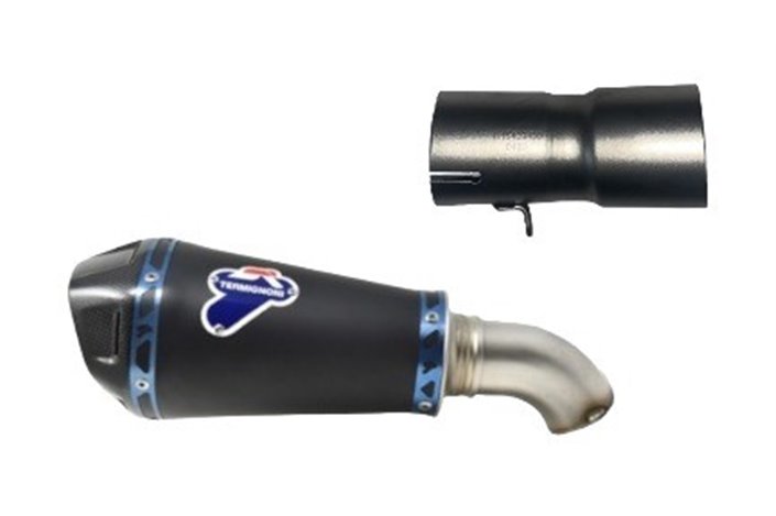 SCARICO TERMINALE SLIP ON CONICAL HEB BLACK TERMIGNONI H154094SO06 HONDA CB 1000 2018-2022 NON OMOLOGATO CARBONIO INOX