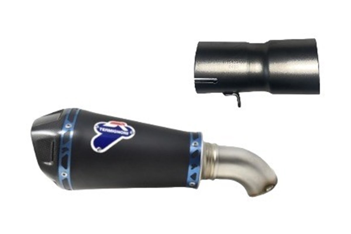 SCARICO TERMINALE SLIP ON CONICAL HEB BLACK TERMIGNONI H154094SO06 HONDA CB 1000 2018-2022 NON OMOLOGATO CARBONIO INOX