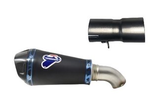 SCARICO TERMINALE SLIP ON CONICAL HEB BLACK TERMIGNONI H154094SO06 HONDA CB 1000 R 2018-2022 NON OMOLOGATO CARBONIO INOX