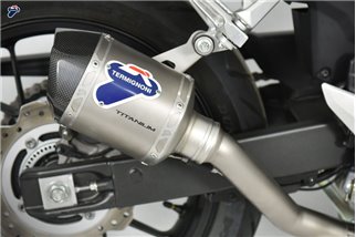 SCARICO TERMINALE SLIP ON RELEVANCE D70 TERMIGNONI H155094SO04 HONDA CB 500 F/R/X 2019-2022 NON OMOLOGATO TITANIO