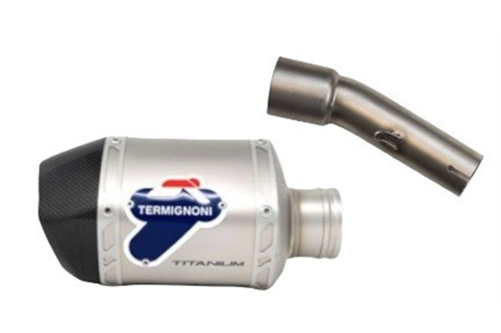 SCARICO TERMINALE SLIP ON RELEVANCE D70 TERMIGNONI H155094SO04 HONDA CBR 500 F/R/X 2019-2022 NON OMOLOGATO TITANIO