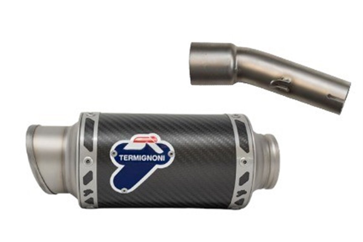 SCARICO TERMINALE SLIP ON RELEVANCE D70 TERMIGNONI H155094SO05 HONDA CBR 500 F/R/X 2019-2022 NON OMOLOGATO TITANIO