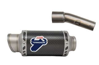 SCARICO TERMINALE SLIP ON RELEVANCE D70 TERMIGNONI H155094SO05 HONDA CBR 500 F/R/X 2019-2022 NON OMOLOGATO TITANIO