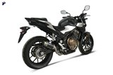 SCARICO TERMINALE SLIP ON RELEVANCE D70 TERMIGNONI H155094SO05 HONDA CBR 500 F/R/X 2019-2022 NON OMOLOGATO TITANIO
