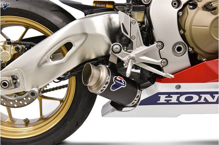 SCARICO COMPLETO SLIP ON CONICAL TERMIGNONI H162094SO05 HONDA CBR 1000 2017-2019 NON OMOLOGATO TITANIO INOX