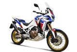 SCARICO TERMINALE TERMIGNONI H16608040INI HONDA CRF 1100L AFRICA TWIN 2020-2022 EURO 5 TITANIO NERO INOX