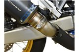 SCARICO TERMINALE TERMIGNONI H16608040INI HONDA CRF 1100L AFRICA TWIN 2020-2022 EURO 5 TITANIO NERO INOX