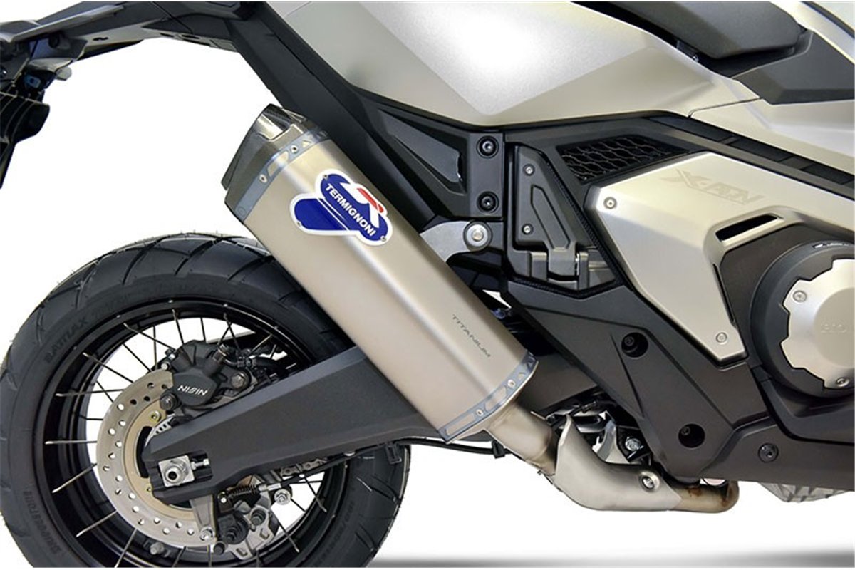 SCARICO TERMINALE SLIP ON SCREAM TERMIGNONI H17608040ITC HONDA X-ADV 2021-2022 OMOLOGATO EURO 5 TITANIO INOX