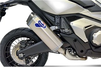 SCARICO TERMINALE SLIP ON SCREAM TERMIGNONI H17608040ITC HONDA X-ADV 2021-2022 OMOLOGATO EURO 5 TITANIO INOX