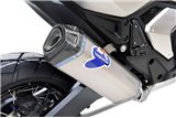 SCARICO TERMINALE SLIP ON SCREAM TERMIGNONI H17608040ITC HONDA X-ADV 2021-2022 OMOLOGATO EURO 5 TITANIO INOX