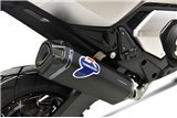 SCARICO TERMINALE SLIP ON SCREAM BLACK TERMIGNONI H17608040INC HONDA X-ADV 2021-2022 OMOLOGATO EURO 5 TITANIO INOX