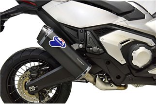 SCARICO TERMINALE SLIP ON SCREAM BLACK TERMIGNONI H17608040INC HONDA X-ADV 2021-2022 OMOLOGATO EURO 5 TITANIO INOX