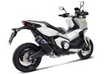 SCARICO TERMINALE SLIP ON SCREAM BLACK TERMIGNONI H17608040INC HONDA X-ADV 2021-2022 OMOLOGATO EURO 5 TITANIO INOX