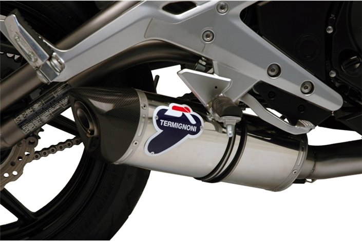 SCARICO COMPLETO 4X2X1 CARBON CAP RELEVANCE TERMIGNONI K072080IO KAWASAKI ER 6n 2012-2016 OMOLOGATO INOX
