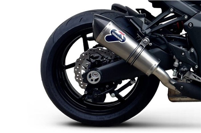 SCARICHI TERMINALI SLIP ON CONICAL TERMIGNONI K066080TC KAWASAKI Z 1000 2010-2014 OMOLOGATO TITANIO INOX