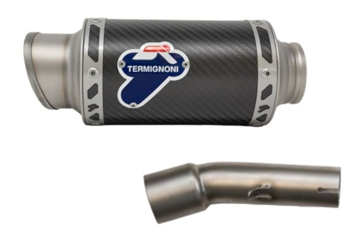 SCARICO TERMINALE SLIP ON GP CLASSIC TERMIGNONI K083094SO05 KAWASAKI NINJA 400 / Z 400 2018-2020 NON OMOLOGATO CARBONIO INOX