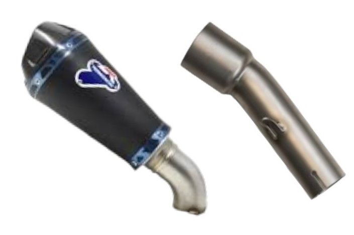 SCARICO TERMINALE CONICAL HEB BLACK TERMIGNONI K083094SO06 KAWASAKI NINJA 400 / Z 400 2018-2020 NON OMOLOGATO CARBONIO INOX