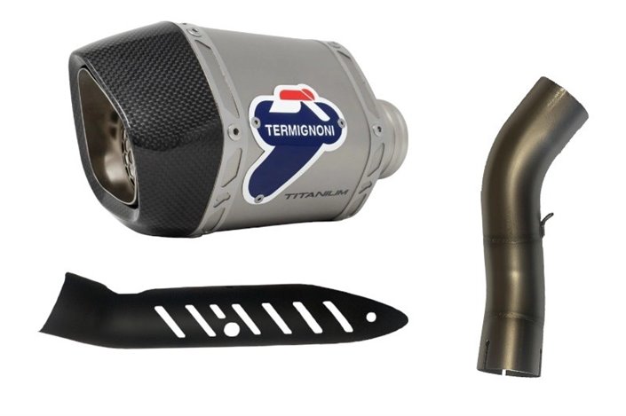 SCARICO TERMINALE SLIP ON RELEVANCE D70 TERMIGNONI K085094SO04 KAWASAKI Z 900 2017-2020 NON OMOLOGATO TITANIO