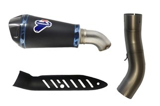 SCARICO TERMINALE SLIP ON CONICAL HEB BLACK TERMIGNONI K085094SO06 KAWASAKI Z 900 2017-2020 NON OMOLOGATO CARBONIO INOX