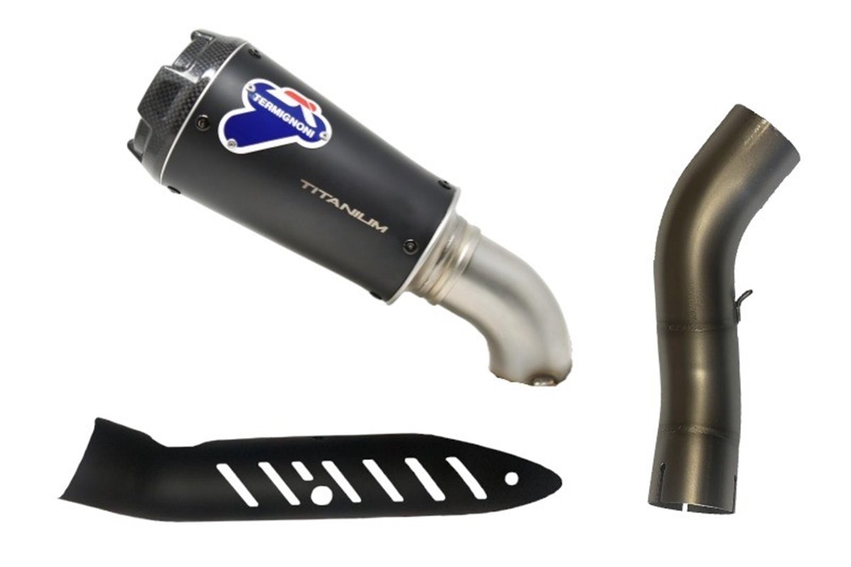 SCARICO TERMINALE SLIP ON GP2R TERMIGNONI K085094SO08 KAWASAKI Z 900 2017-2020 NON OMOLOGATO TITANIO INOX