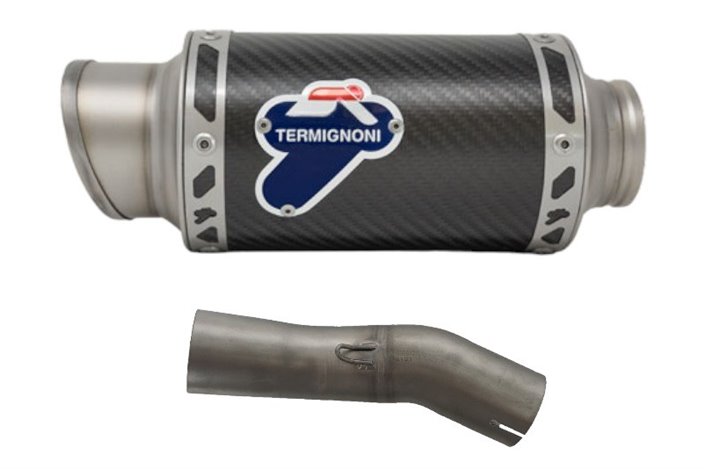SCARICO TERMINALE SLIP ON GP CLASSIC TERMIGNONI K089094SO05 KAWASAKI ZX 10R / RR 2020-2022 NON OMOLOGATO CARBONIO INOX