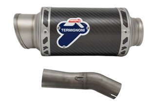 SCARICO TERMINALE SLIP ON GP CLASSIC TERMIGNONI K089094SO05 KAWASAKI ZX 10R / RR 2020-2022 NON OMOLOGATO CARBONIO INOX