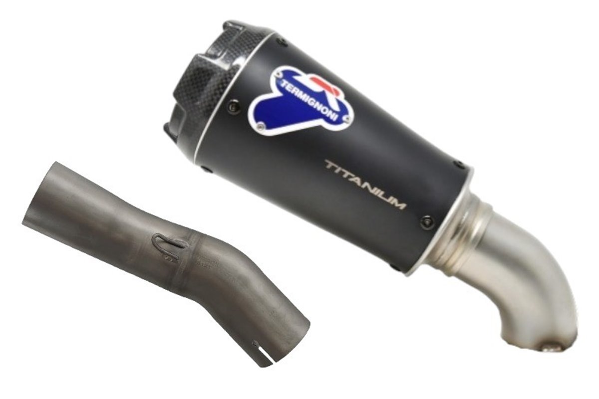 SCARICO TERMINALE SLIP ON GP2R TERMIGNONI K089094SO08 KAWASAKI ZX 10R / RR 2020-2022 NON OMOLOGATO TITANIO INOX