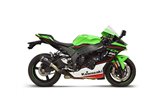 SCARICO TERMINALE SLIP ON CONICAL BLACK TERMIGNONI K089094SO09 KAWASAKI ZX 10R / RR 2020-2022 NON OMOLOGATO TITANIO INOX