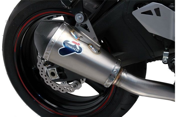 SCARICO TERMINALE SLIP ON RELEVANCE TERMIGNONI K067080IV CON RACCORDO DECATALIZZATO KAWASAKI ZX 10 R 2010-2012 OMOLOGATO INOX