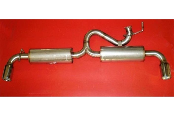 EXHAUST TERMINAL DOUBLE OUTLET LANCIA DELTA INTEGRALE HF 2.0 STEEL