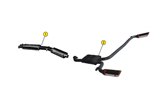 SILENZIATORE CENTRALE SCARICO ANSA MA 0525 MASERATI MEXICO 4.2 4.7 1 SERIE 66 70