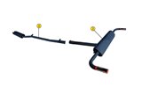 SILENZIATORE CENTRALE SCARICO ANSA MA 0225 MASERATI 4 PORTE 2.0 1966 1970