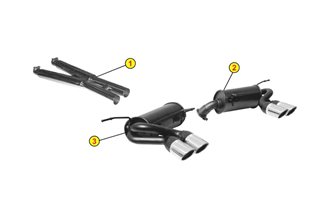 TERMINALE SCARICO SILENZIATORE DX ANSA MA 4027 MASERATI COUPE' 4.2 GT 2002 2006