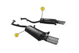 TERMINALI SCARICO SILENZIATORI ANSA MASERATI GHIBLI BITURBO 2800 1994 1997