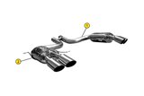 SILENCER EXHAUST TERMINALS ANSA MA 6127 MA 6137 MASERATI GRANTURISMO 2007
