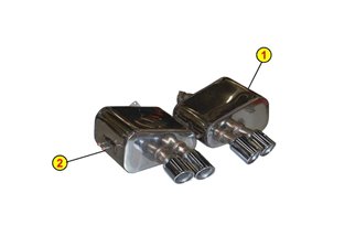 TERMINALE SCARICO SILENZIATORE SINISTRO ANSA MA 4137 MASERATI 3200 GT 1998-2002