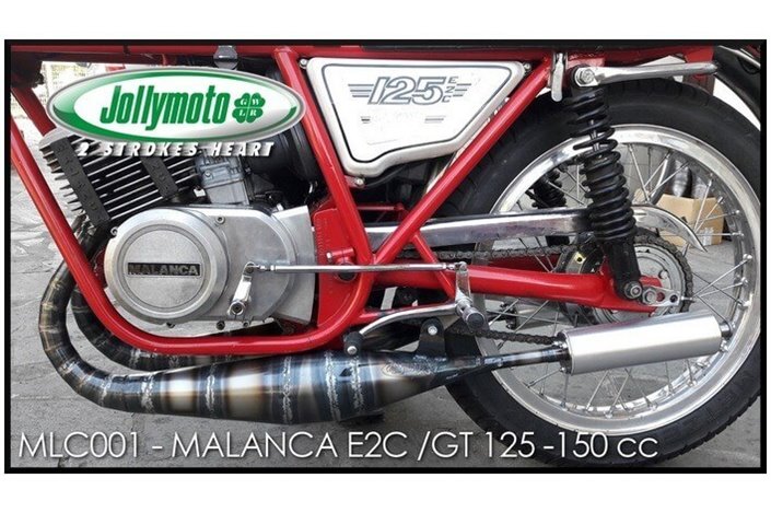 EXPANSION EXPOSITION EXPOSITION E2C GT 125 1976 1980 Jollymoto avec silencieux en aluminium