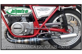 EXPANSION EXPOSITION EXPOSITION E2C GT 125 1976 1980 Jollymoto avec silencieux en aluminium