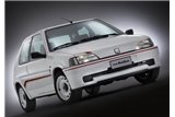 COLLECTEUR CENTRAL ET BORNE D'ECHAPPEMENT COMPLET POUR PEUGEOT 106 RALLY INOX