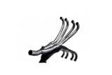 exhaust collector 4 in 1 Steel downpipes CBR 600 F 1987-1990