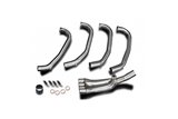 exhaust collector 4 in 1 Steel downpipes CBR 600 F 1987-1990